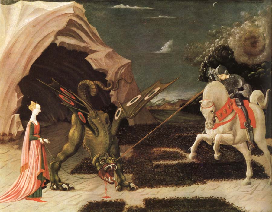 UCCELLO, Paolo Saint Goran and kite